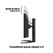 LG Monitor curvo UltraWide QHD de 34" con USB Type-C™, 34WR55QK-B